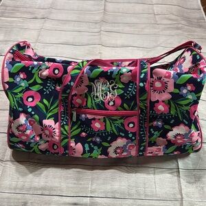 Floral Duffel Bag Monogrammed with mCg